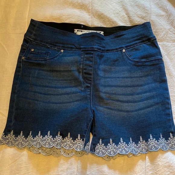 Bluberry Denim Shorts - Picture 1 of 2